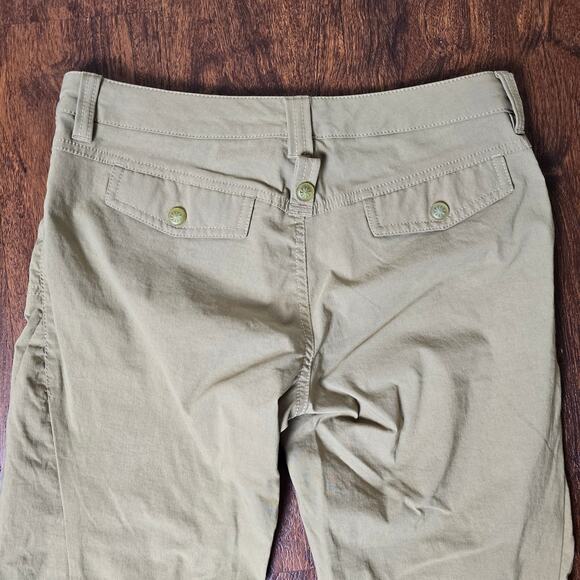 Athleta Khaki Dipper Utility Cargo Carpenter Pants - Size 4 - Style # 683761 - Picture 9 of 11